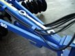 The angling of the gangs is done by adjusting four screw handles. For this purpose the fork spanner located on the drawbar is used. The current working angle can be easily read on the scale.